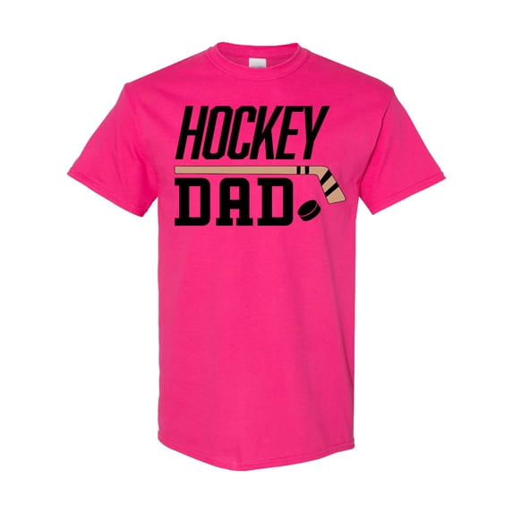 Inktastic Hockey Dad Stick and Puck T-Shirt