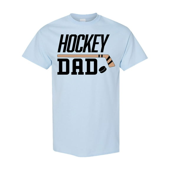 Inktastic Hockey Dad Stick and Puck T-Shirt