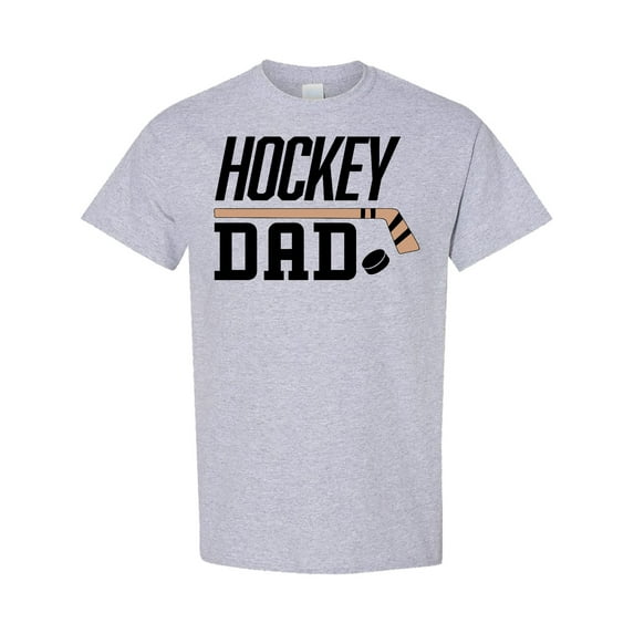 Inktastic Hockey Dad Stick and Puck T-Shirt