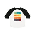 thumbnail image 1 of Inktastic Hockey Eat Sleep Ice Hockey Repeat Boys or Girls Toddler T-Shirt, 1 of 5