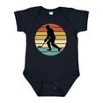 thumbnail image 1 of Inktastic Hockey Player Retro Sunset Boys or Girls Baby Bodysuit, 1 of 5