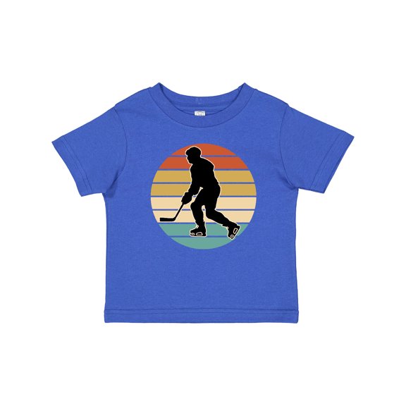 Inktastic Hockey Player Retro Sunset Boys or Girls Baby T-Shirt