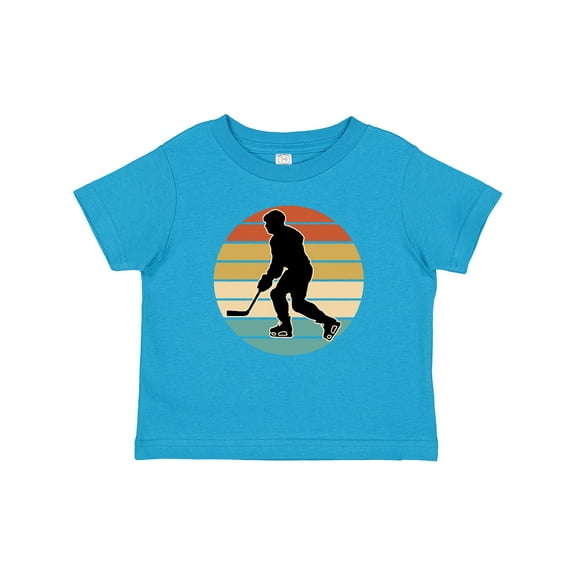 Inktastic Hockey Player Retro Sunset Boys or Girls Baby T-Shirt