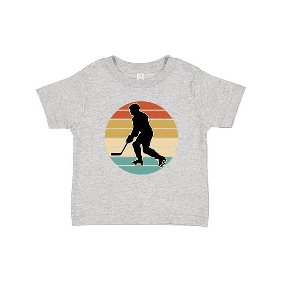 Inktastic Hockey Player Retro Sunset Boys or Girls Baby T-Shirt