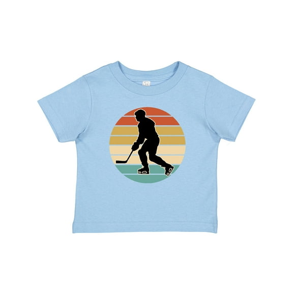 Inktastic Hockey Player Retro Sunset Boys or Girls Baby T-Shirt