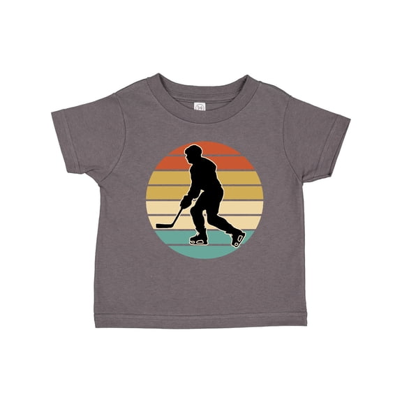 Inktastic Hockey Player Retro Sunset Boys or Girls Toddler T-Shirt