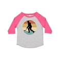 thumbnail image 1 of Inktastic Hockey Player Retro Sunset Boys or Girls Toddler T-Shirt, 1 of 5
