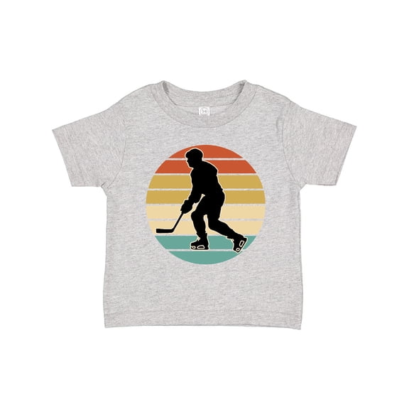 Inktastic Hockey Player Retro Sunset Boys or Girls Toddler T-Shirt