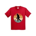 thumbnail image 1 of Inktastic Hockey Player Retro Sunset Youth T-Shirt, 1 of 5