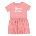 thumbnail image 1 of Inktastic Hockey Star Future Girls Toddler Dress, 1 of 5