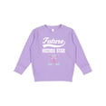 thumbnail image 1 of Inktastic Hockey Star Future Toddler Sweatshirt, 1 of 4