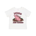 thumbnail image 1 of Inktastic Hogs and Kisses with Cute Pig Family Boys or Girls Toddler T-Shirt, 1 of 5