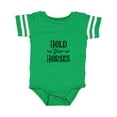 thumbnail image 1 of Inktastic Hold Your Horses Boys or Girls Baby Bodysuit, 1 of 5