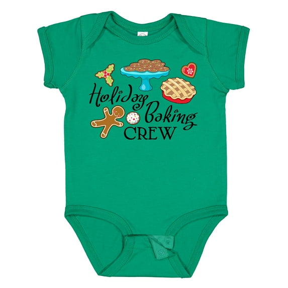 Inktastic Holiday Baking Crew Boys or Girls Baby Bodysuit