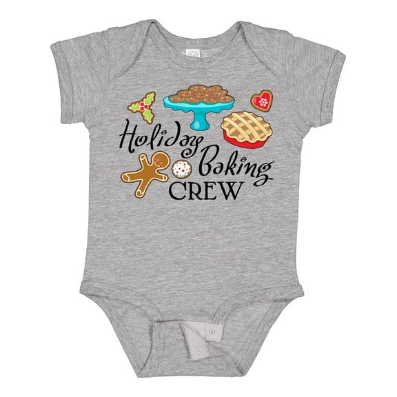 Inktastic Holiday Baking Crew Boys or Girls Baby Bodysuit