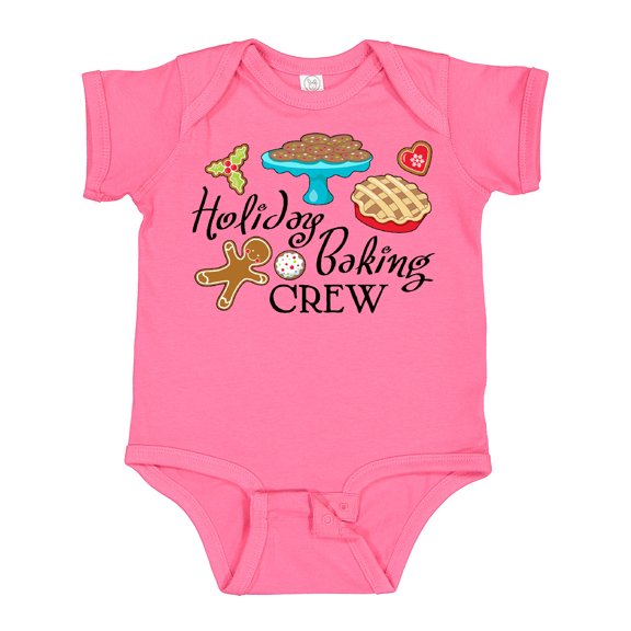 Inktastic Holiday Baking Crew Boys or Girls Baby Bodysuit