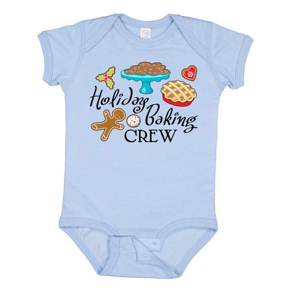 Inktastic Holiday Baking Crew Boys or Girls Baby Bodysuit