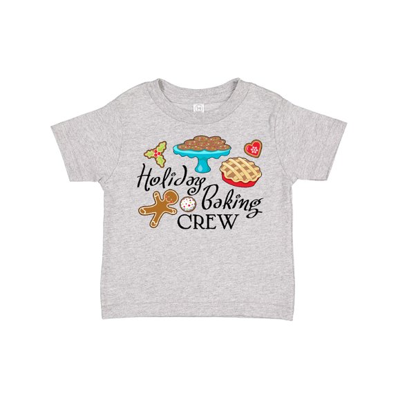 Inktastic Holiday Baking Crew Boys or Girls Toddler T-Shirt
