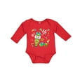 thumbnail image 1 of Inktastic Holiday Nutcracker and Candy for Christmas Boys or Girls Long Sleeve Baby Bodysuit, 1 of 5