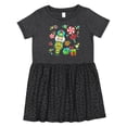 thumbnail image 1 of Inktastic Holiday Nutcracker and Candy for Christmas Girls Toddler Dress, 1 of 5