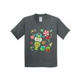 thumbnail image 1 of Inktastic Holiday Nutcracker and Candy for Christmas Youth T-Shirt, 1 of 5