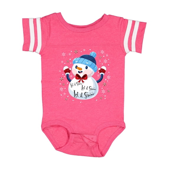 Inktastic Holiday Snowman Boys or Girls Baby Bodysuit