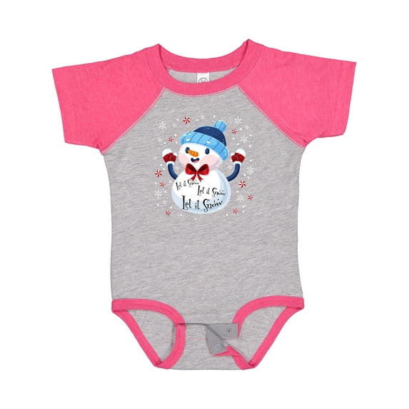 Inktastic Holiday Snowman Boys or Girls Baby Bodysuit
