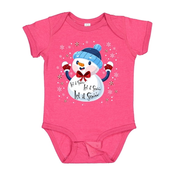 Inktastic Holiday Snowman Boys or Girls Baby Bodysuit