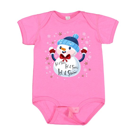 Inktastic Holiday Snowman Boys or Girls Baby Bodysuit