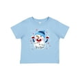 thumbnail image 1 of Inktastic Holiday Snowman Boys or Girls Baby T-Shirt, 1 of 5