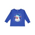 thumbnail image 1 of Inktastic Holiday Snowman Boys or Girls Long Sleeve Toddler T-Shirt, 1 of 5