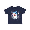 thumbnail image 1 of Inktastic Holiday Snowman Boys or Girls Toddler T-Shirt, 1 of 5