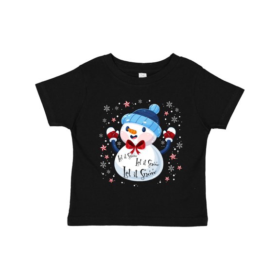 Inktastic Holiday Snowman Boys or Girls Toddler T-Shirt