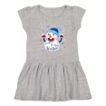 thumbnail image 1 of Inktastic Holiday Snowman Girls Toddler Dress, 1 of 5