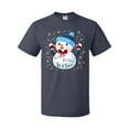thumbnail image 1 of Inktastic Holiday Snowman T-Shirt, 1 of 3