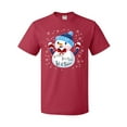 thumbnail image 1 of Inktastic Holiday Snowman T-Shirt, 1 of 3