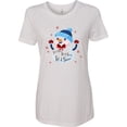 thumbnail image 1 of Inktastic Holiday Snowman Women's T-Shirt, 1 of 5