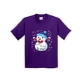 thumbnail image 1 of Inktastic Holiday Snowman Youth T-Shirt, 1 of 5