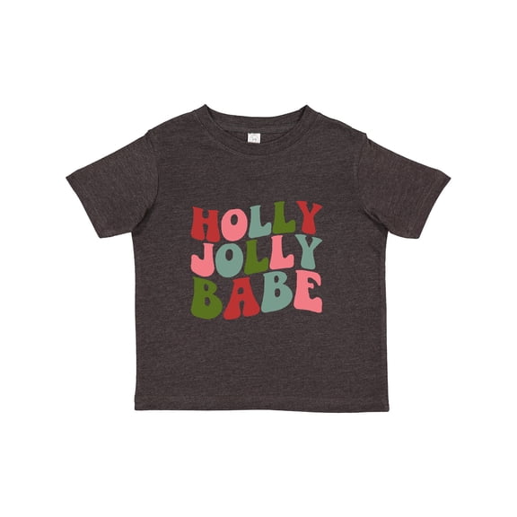 Inktastic Holly Jolly Babe Girls Toddler T-Shirt