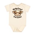 thumbnail image 1 of Inktastic Holy Cow I'm Cute Boys or Girls Baby Bodysuit, 1 of 5