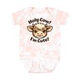 thumbnail image 1 of Inktastic Holy Cow I'm Cute Boys or Girls Baby Bodysuit, 1 of 5