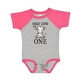 thumbnail image 1 of Inktastic Holy Cow I'm One Birthday Boys or Girls Baby Bodysuit, 1 of 5