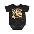 thumbnail image 1 of Inktastic Holy Cow I'm One Boy Farm Animal Birthday Boys or Girls Baby Bodysuit, 1 of 5
