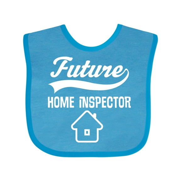 Inktastic Home Inspector Future Job Boys or Girls Baby Bib