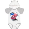thumbnail image 1 of Inktastic Home of the Free Because My Daddy is Brave Boys or Girls Baby Bodysuit, 1 of 5