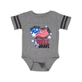 thumbnail image 1 of Inktastic Home of the Free Because My Uncle is Brave Boys or Girls Baby Bodysuit, 1 of 4