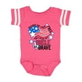 thumbnail image 1 of Inktastic Home of the Free Because My Uncle is Brave Boys or Girls Baby Bodysuit, 1 of 5