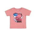 thumbnail image 1 of Inktastic Home of the Free Because My Uncle is Brave Boys or Girls Baby T-Shirt, 1 of 5