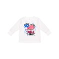 thumbnail image 1 of Inktastic Home of the Free Because My Uncle is Brave Boys or Girls Long Sleeve Toddler T-Shirt, 1 of 5