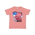 thumbnail image 1 of Inktastic Home of the Free Because My Uncle is Brave Boys or Girls Toddler T-Shirt, 1 of 5